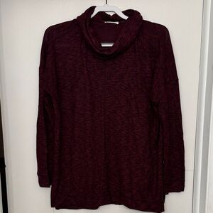 Lush Maroon Knit Top